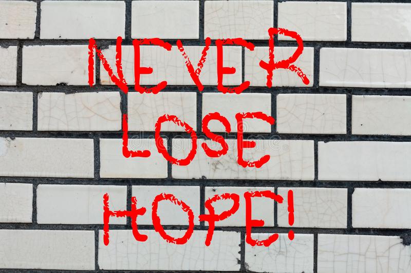 Don't Lose Hope, You have a Father.